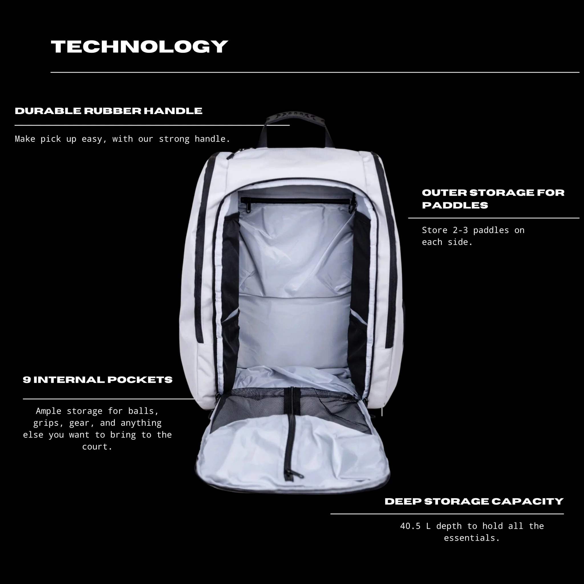 Podium Pickleball Bag - Image 8